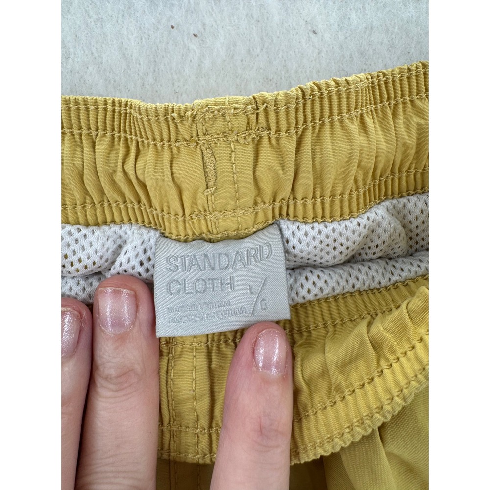 Standard Cloth - Swim Trunks Mesh Lined Nylon - Yellow - L - Mens - Picture 2 of 9